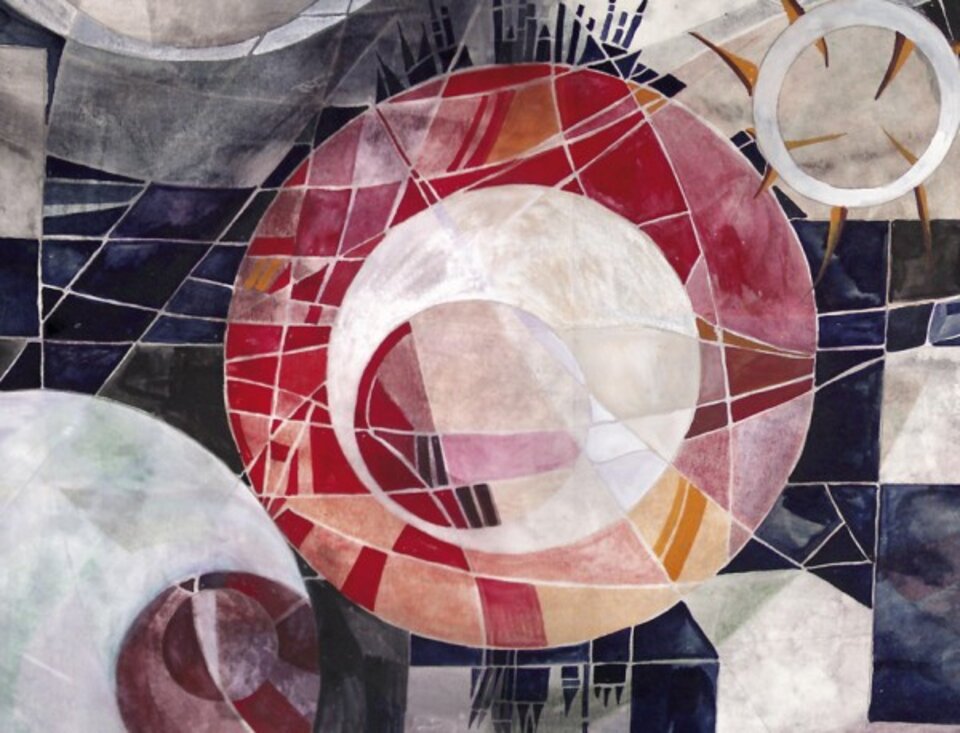 Galaktische Phantasien, Aquarell , Birgit Schulze