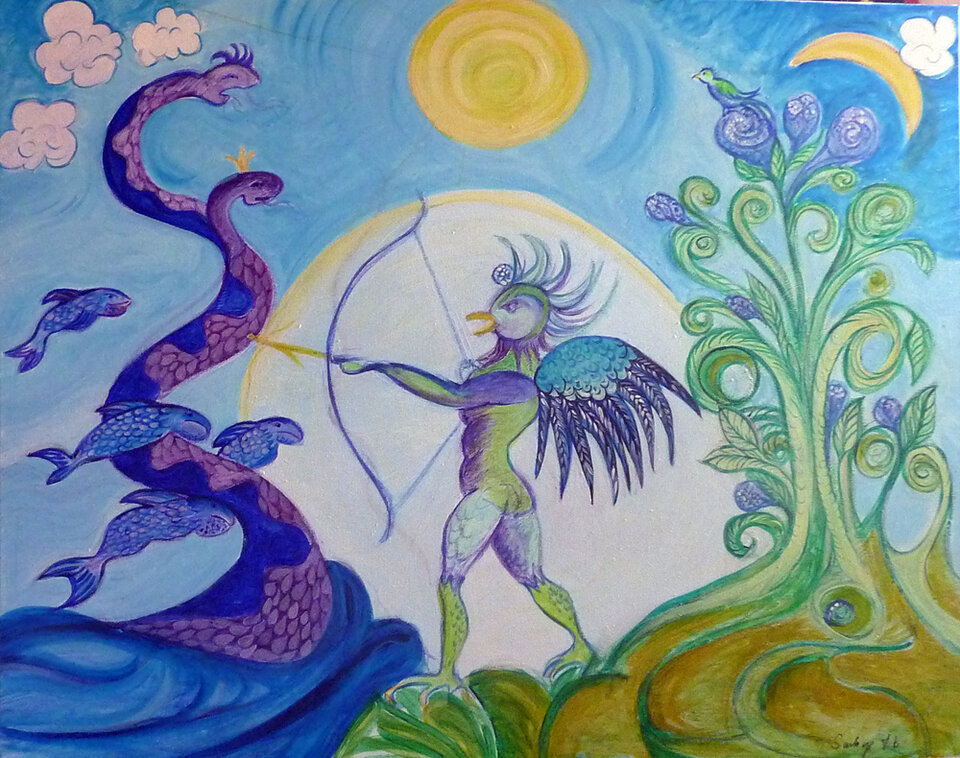 Garuda und Makaru, Sabine Sartory
