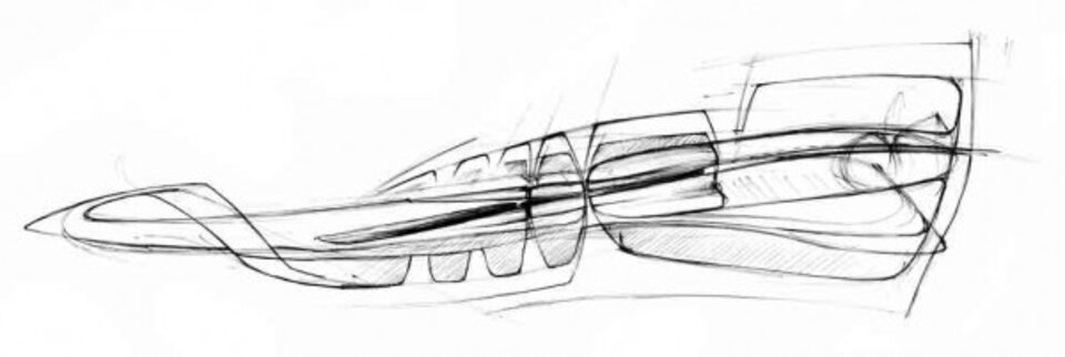 Nadelöhr, Tusche auf Karton, Sven Bohmeyer