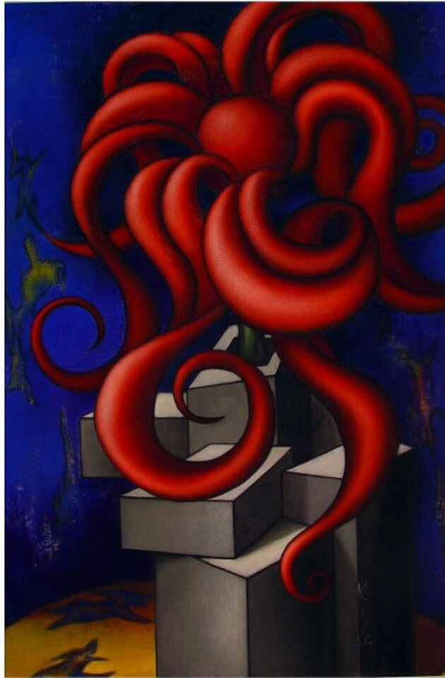 Simbiose, Acryl auf Leinwand, Kira Óna