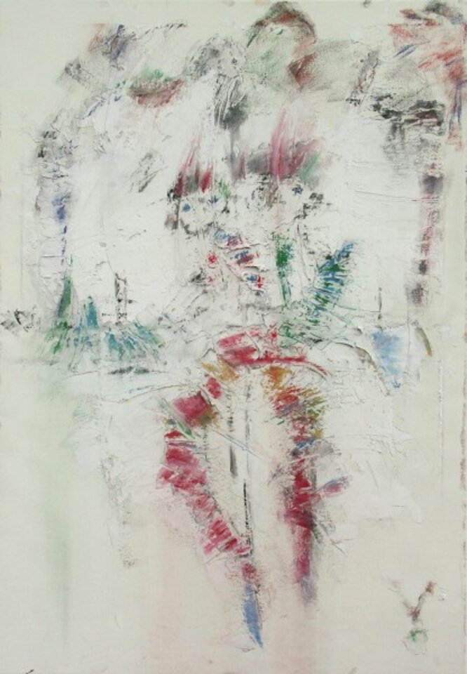 ohne Titel, Acryl auf Leinwand, Michael Moewius