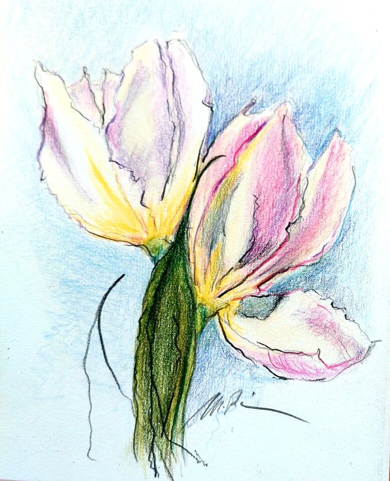 Tulpenstrauß, Monika Riemenschneider