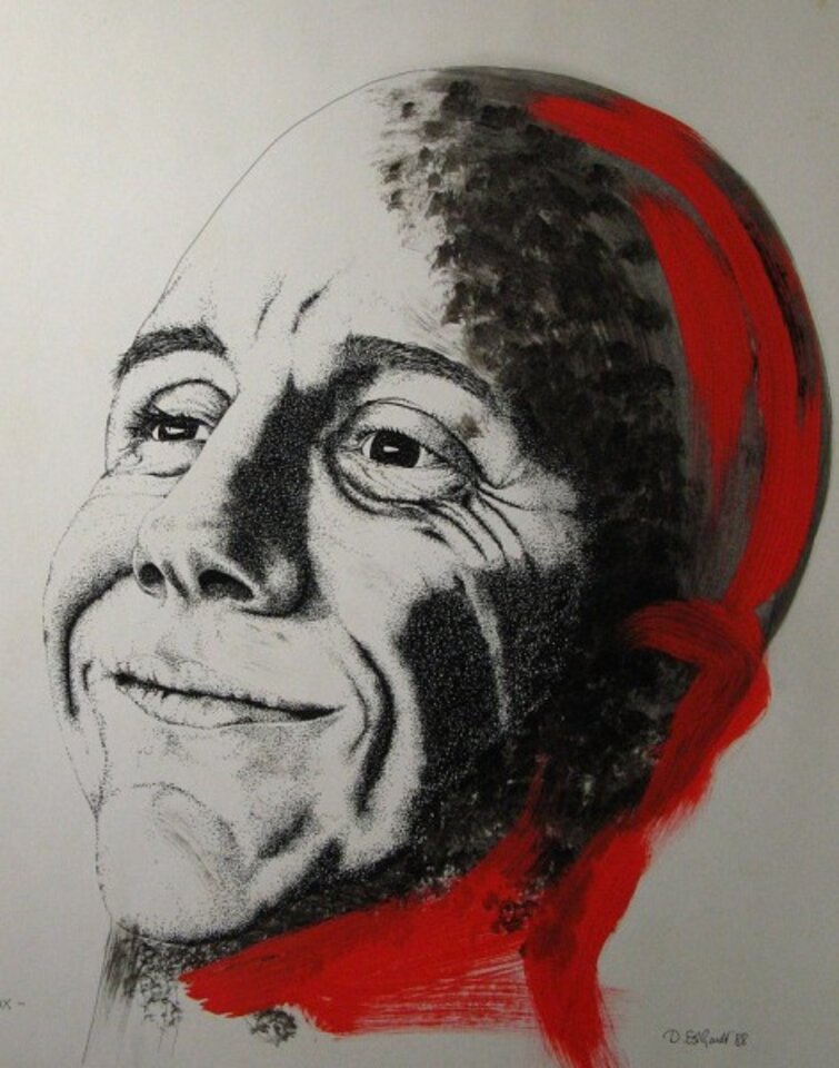 Hochmut, Tusche auf Papier, Detlev Eilhardt