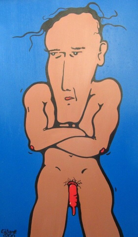 Postsex, Tempera auf Holz, Detlev Eilhardt