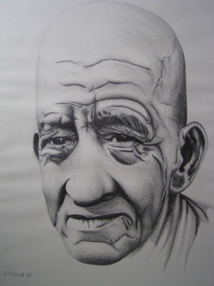 Homo Superior, Bleistift auf Papier, Detlev Eilhardt
