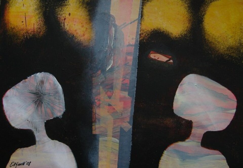 Spannung, Acryl auf Leinwand, Detlev Eilhardt