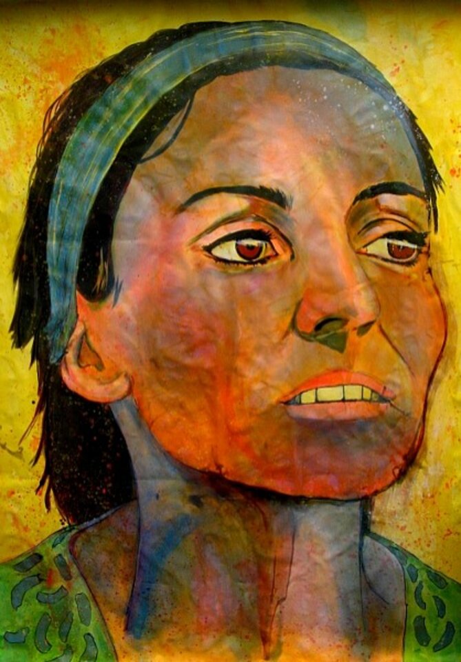 Muse, Acryl auf Leinwand, Detlev Eilhardt