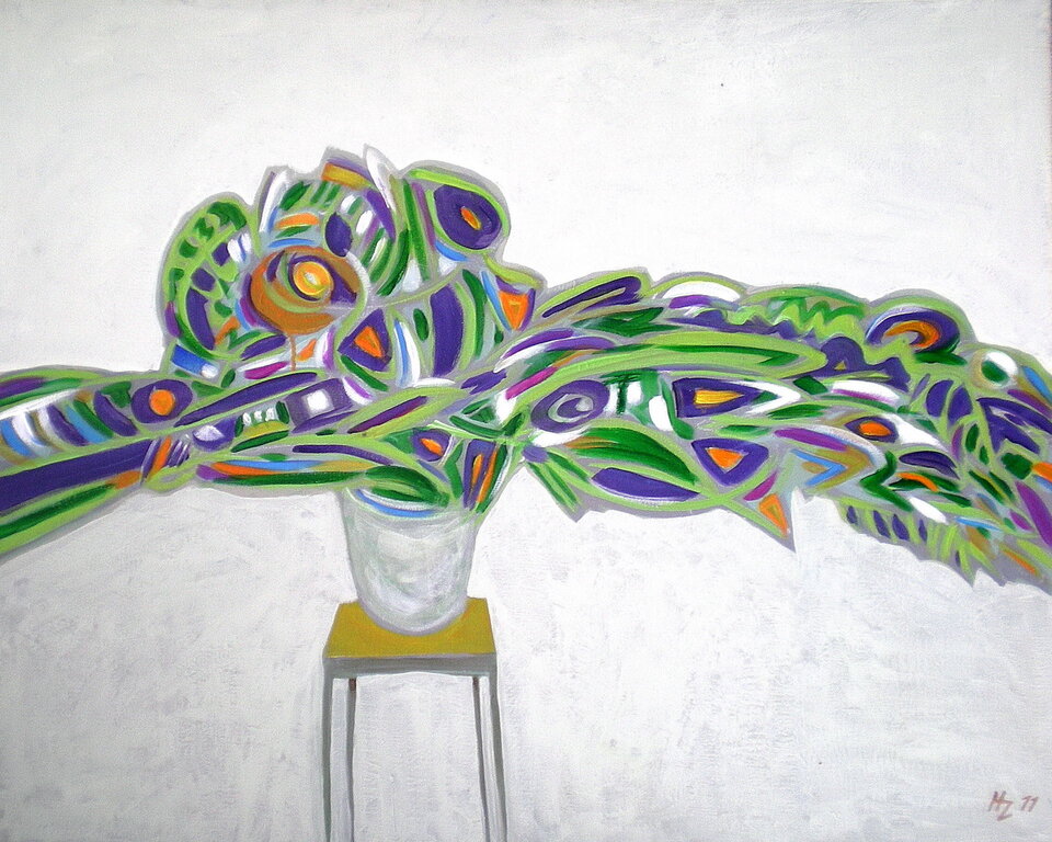 Bouquet abstrakt, Helmut Zimmermann